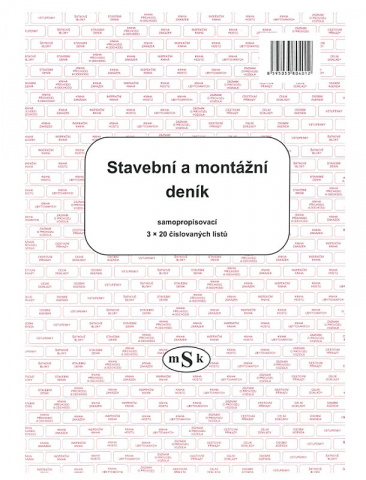 Stavební deník A4 mSk 3x20l. NCR 401