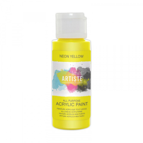 Barva akrylová 59ml Neon Yellow