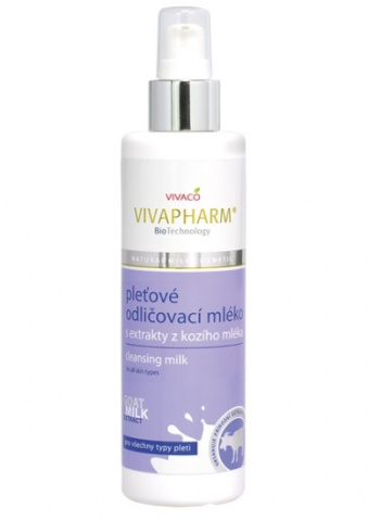 VIVAPHARM Kozí odličovací mléko s pumpičkou 200ml