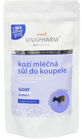 VIVAPHARM sůl do koupele s kozím mlékem 300g