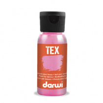 Barva na textil darwi 50ml perleťová růžová foto