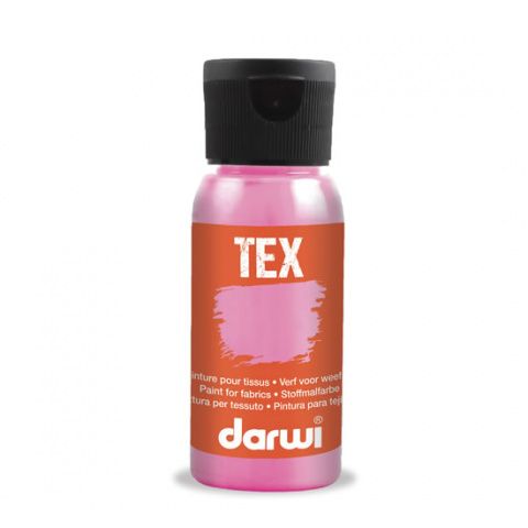 Barva na textil darwi 50ml perleťová růžová