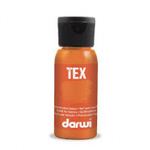 Barva na textil darwi 50ml oranžová foto