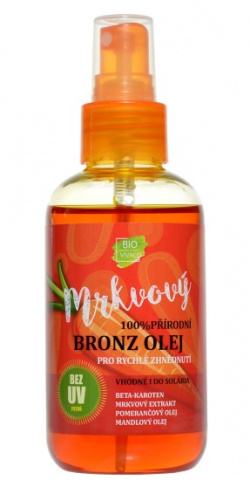 SUN Opalovací olej mrkvový OF0 150ml pro rychlé opálení