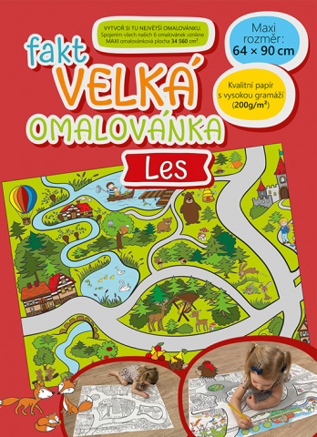 Fakt velká omalovánka - Les BO907