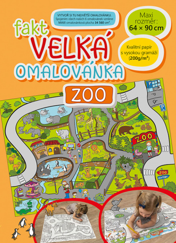 Fakt velká omalovánka - ZOO BO904