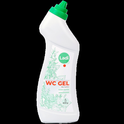 LADI WC gel 800g Green Sparkle