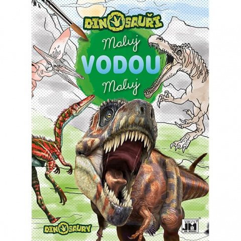 Omalovánky vodové A4 JM Dinosaurus