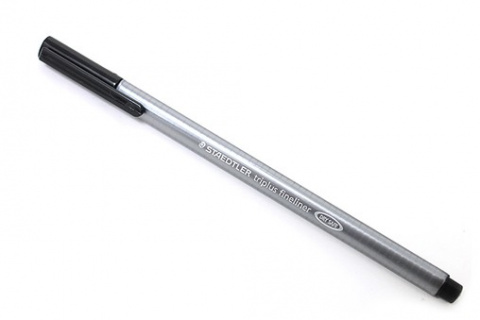 Popisovač Staedtler triplus fineliner 0.3 černá 334-9