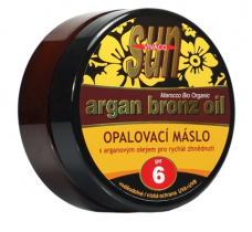 SUN Vital opalovací máslo s arganovým olejem 200ml OF6 pro rychlé zhnědnutí foto