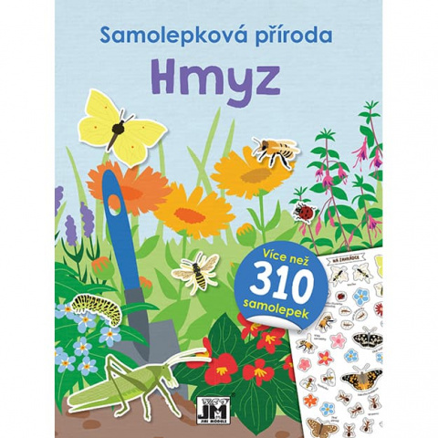 Knížka Samolepková příroda JM Hmyz