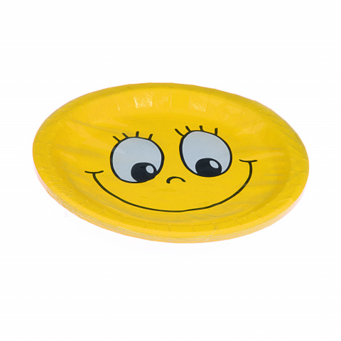 Talíř papírový 23cm Smiley 10ks