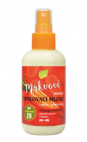 SUN Vital opalovací mléko mrkvové 150ml OF20