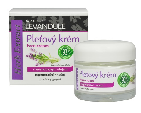 Herb Extract Pleťový krém s levandulovým olejem 50ml