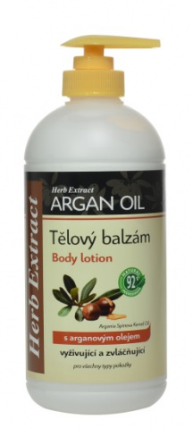 Herb Extract Tělový balzám s arganovým olejem 500ml