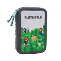 Penál 2 patra prázdný Playworld foto