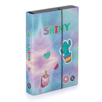 Box na sešity A5 s gumou JUMBO 4cm Oxy Style Mini Shiny foto