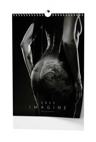 Kalendář nástěnný BNE9-25 Imagine ženy čb 320x450mm