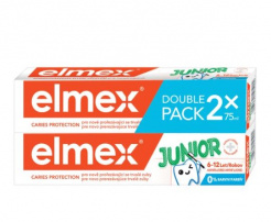 Zubní pasta elmex červená Junior 6-12let 2x75ml foto